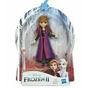 Disney Frozen 2: Anna Small Doll Figurine Toy with Removable Cape Hasbro Girl 3+
